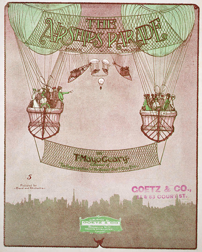 Illustration for article titled 30 Hundred-Year-Old Sheet Music Covers Celebrating the Joy and Thrill of Flight